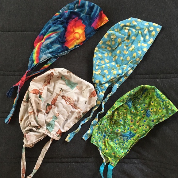 Hand Crafted Accessories - Bundle of Scrub Caps